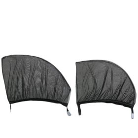 Car Sunscreen And Mosquito Screens And Catkins (Option: Front window of minivan)