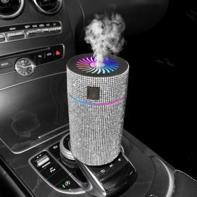 Car Mounted Air Purification Humidifier (Option: White-USB)
