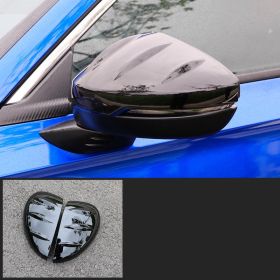 Suitable For 22 11th Generation Civic Rearview Mirror Covers (Option: Bright black)