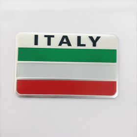 Modified Car Signs, Nameplates, Car Labels, Car Stickers, Body Stickers (Option: Italy-A)
