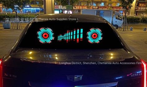 Car Music Voice Control Rhythm Lamp (Option: Horn)