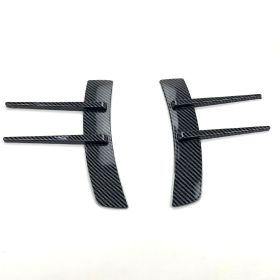Automobile Cross Wind Port Wing Plate (Option: Bright carbon fiber)