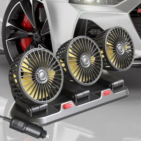 Automotive Electric Fan Cooling Power (Option: 9556B-Cigarette lighter)
