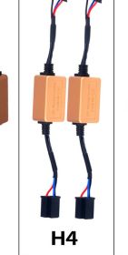H4 H7 H11 LED Car Headlight Canbus Decoder (Option: Black-H4)