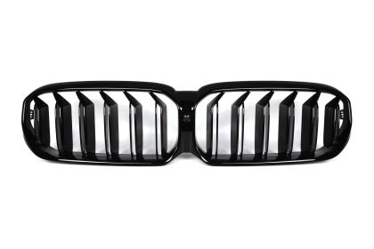 Replacement Front Bumper Kidney Double Slats For BMW 4 Series (Option: Double line bright black)