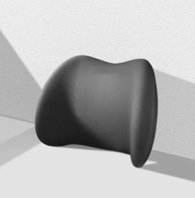 Car Headrest Neck Protection Waist Back Cushion Seat Cushion Memory Cotton (Option: Grey-Waist rest)