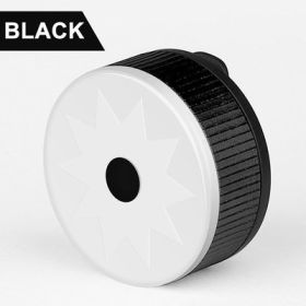 Rechargeable Colorful Aluminum Alloy Bicycle Warning Light (Option: Black-USB)