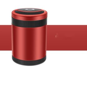 Vehicle Mounted Automatic Sensing Multi-function Ashtray (Option: Red-USB)