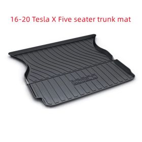 Suitable For Tesla Car Floor Mats (Option: MODEL X five seat Trunk Mat)