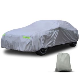 Outdoor Universal Waterproof Household Car Covers (Color: Silver-190")
