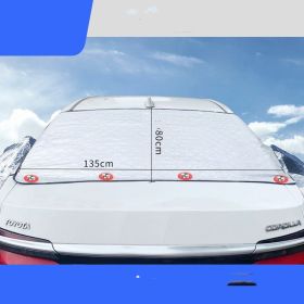 Extended And Thickened Antifreeze Winter Automotive Supplies (Option: 4magnets rear snow shield)