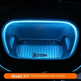 Front Backup Box Ambience Light Interior Modification (Option: Ice Blue)