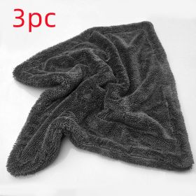 Braid Cloth Microfiber Rag Car Wash Towel (Option: 60x90CM-3PCS)