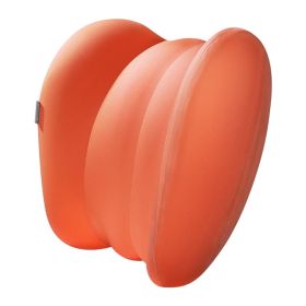 Head Restraint Neck Guard Of Suspension Bin Car (Option: Orange-Lumbar pillow)