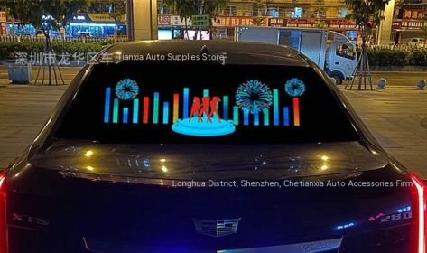 Car Music Voice Control Rhythm Lamp (Option: Stage)