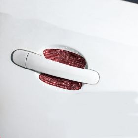 Diamond-studded Car Door Handle Stickers (Option: G)