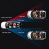 360-degree Rotating Round Blind Spot Mirror Car Rear View Reversing Auxiliary Mirror Large Vision For Interior External