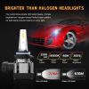 9012 - 9005/HB3 - H11/H8/H9 - 9006/HB4 - H7 High / Low Beam Combo LED Headlight Bulbs, 12000 Lumens, 6000K Xenon White
