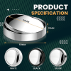 360-degree Rotating Round Blind Spot Mirror Car Rear View Reversing Auxiliary Mirror Large Vision For Interior External