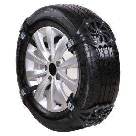 Car Snow Chain Winter Anti-ski Area Thickening Oxford (Color: Black)